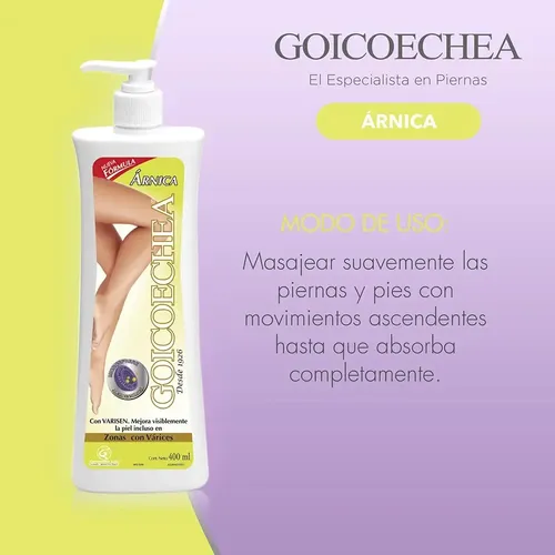 Goicoechea Arnica Locion Corporal – 13.5 Fl. Onz