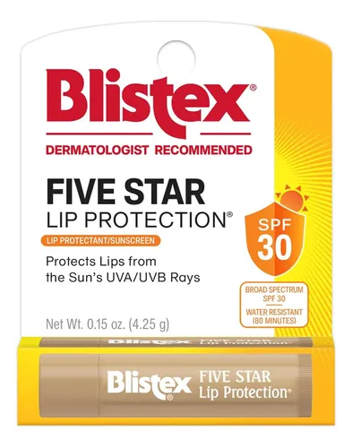 Blistex Five Star Lip Protection Blsamo Labial, 0.15 Onzas