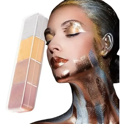 Paleta Bases Cremosas Tonos Piel Maquillaje Bella Dersina