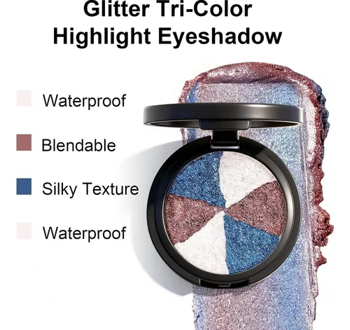 Paleta De Sombras Iluminadoras Midnight Nebula Glitter
