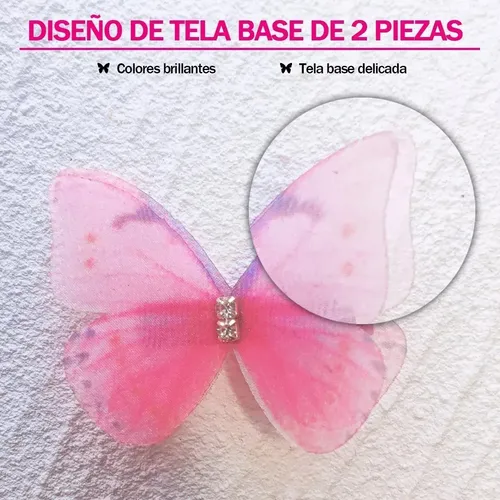 Pinzas Para Pelo Niña Con Moño Y Mariposa, Clip