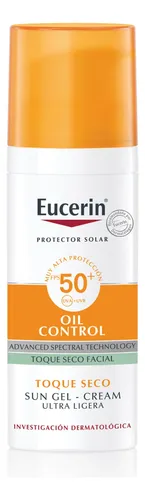 Protector Solar Eucerin Facial Toque Seco Oil Ctr Fps50 50ml