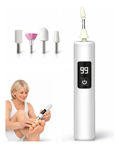Lijadora De Uñas Eléctrica 35000 Rpm Luz Led Recargable Kit