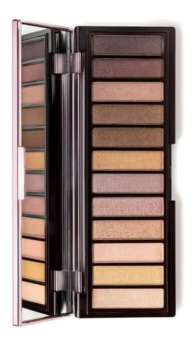 Paleta De Sombras Natura Una Maxxi 12 Tonos Nude