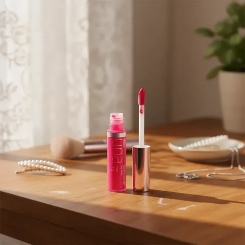Natura Una Labial Gel Lip Stain Rosa Acabado Semimate