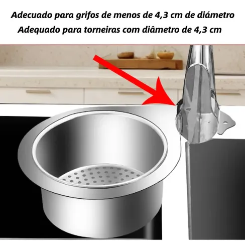 Jsjx Cesta De Desagüe Colgante For Fregadero Hecha De Acero