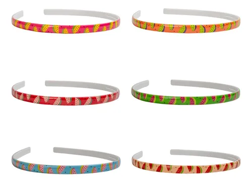 Vinchas Pelo Varios Diseños 6 Colores De