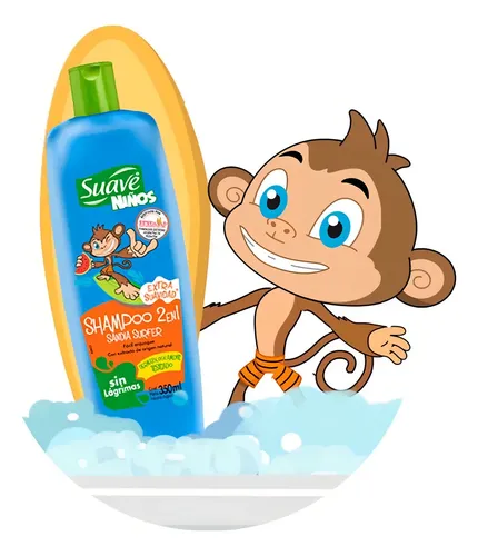 Suave Niños Sandía Shampoo Surfer 350mL.