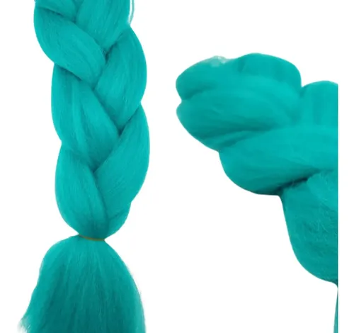 Kanekalon Extension Pelo Termico Trenza Africana 60cm Lfme Turqueza A27