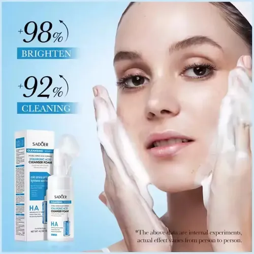 Espuma Limpiadora Facial Ácido Hialurónico 120ml Sadoer Momento De Aplicación Día/noche Tipo De Piel Todo Tipo De Piel