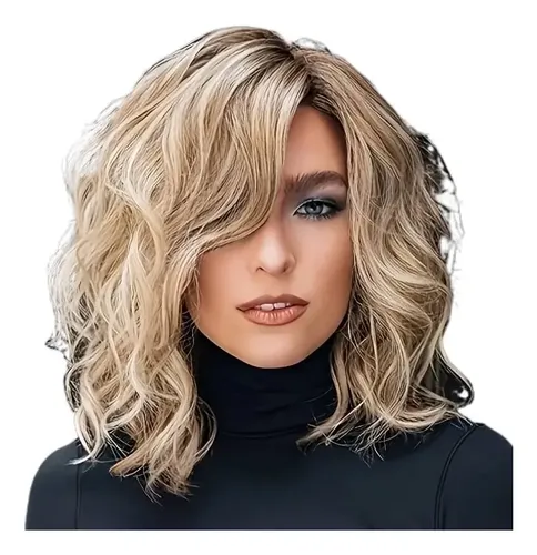 Cg//peluca De Pelo Corto Y Rizado For Mujer Daily Natural