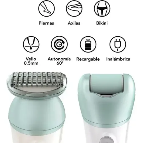 Depiladora Inalámbrica Ga.ma Oasis Usb Para Mujer