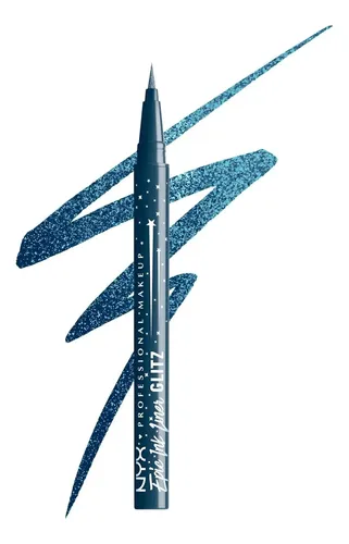 Delineador Líquido Metálico Nyx Denim Dazzle 0.03 Oz
