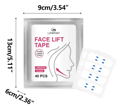 Parche Para Estiramiento Facial Para La Barbilla, Parche Fac