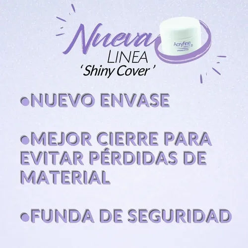 Acryfine Kit 6u Acrílico Polvo 57 Spring Style 30g