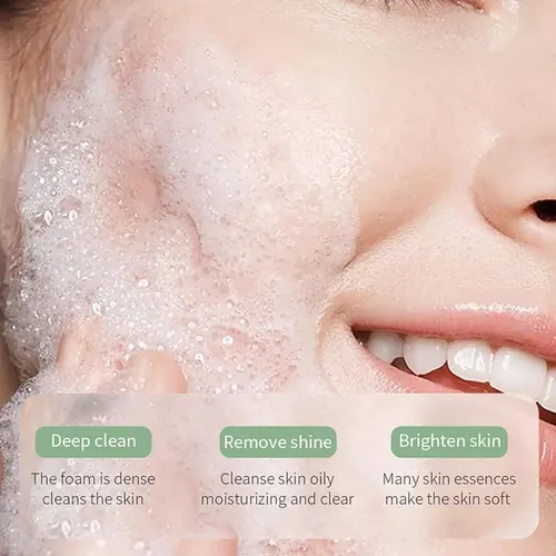 Jabón Facial De Aloe Vera, Limpiador Facial Suave Para