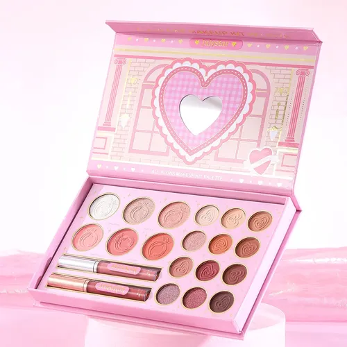 Paleta De Maquillaje Todo En Uno Con Sombra De Ojos, Rubor Y