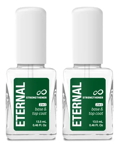 Eternal Base Y Top Coat Endurecedor 2 En 1 13,5 Ml Pack De 2