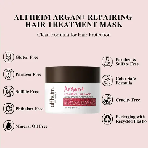 Mascarilla Capilar Alfheim Argan Reparadora Y Profundamente