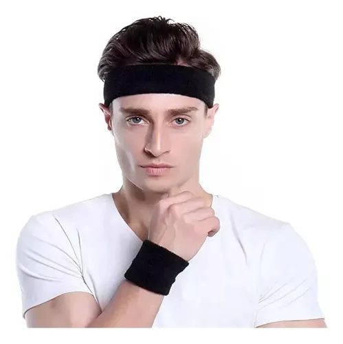 De 3 Uds. Cinta Para El Pelo Deportiva Que Absorbe El Sudor