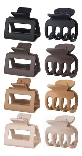 Pinzas Pequeñas Para El Cabello De 8 Piezas, 2 Estilos De Pi 8 Pcs-set
