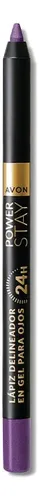 Lapiz Delineador En Gel Para Ojos 24 Hr Powerstay Avon Black