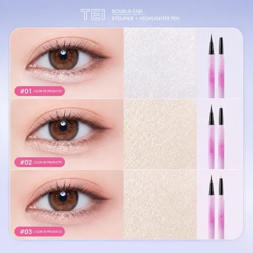 Tei Big Eyes Delineador Ojos Liquido E Iluminador 2 En 1