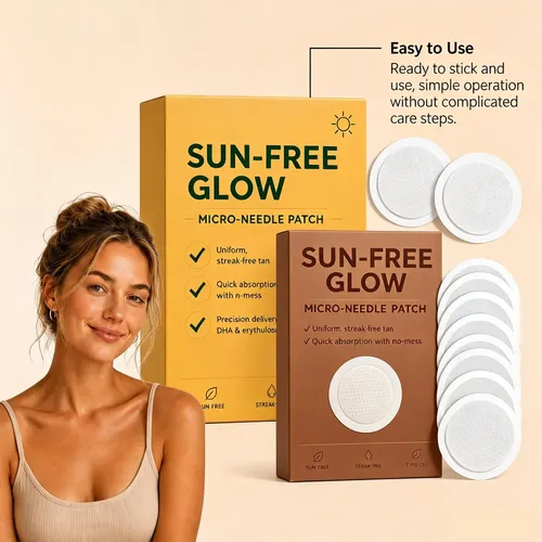 Sun Free Glow Tanning Patches Hidratante Rostro Cuerpo 3 Pzs