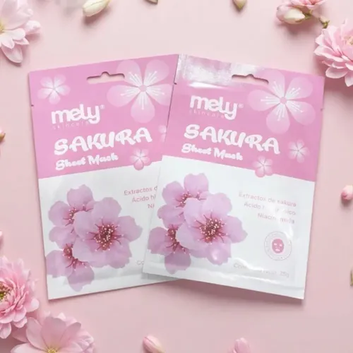 Sakura Serum+mascarilla+parches Ojos+labio Facial Mely New