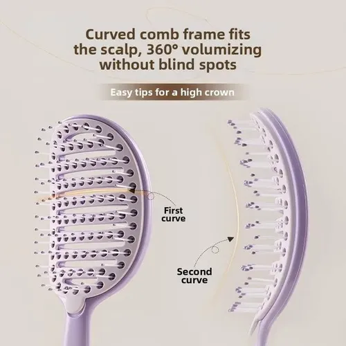 Cepillo Para El Cabello Autolimpiable Y Pelable