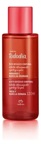 Óleo Bifásico Corporal Natura Tododia Frutillavainilla 120ml