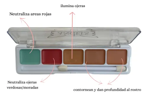 Kit De Maquillaje Para Mujer Sombras Corrector Iluminadores