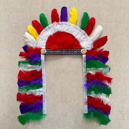 Tocado De Plumas, Diadema, Accesorios De Disfraz
