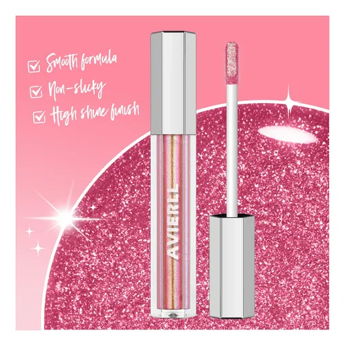 Brillo Labial Hidratante Con Perlas Para Maquillaje De `/