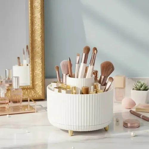Organizador Giratorio Maquillaje 360° Cosméticos Skincare