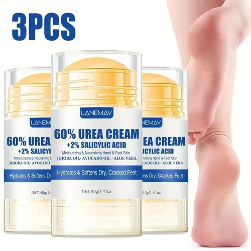 Crema Para Pies Con 60% Urea Y 2% Ácido Salicílico