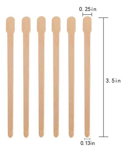 Barras De Cera De Madera For Depilación, 2 En 1, Paquete De