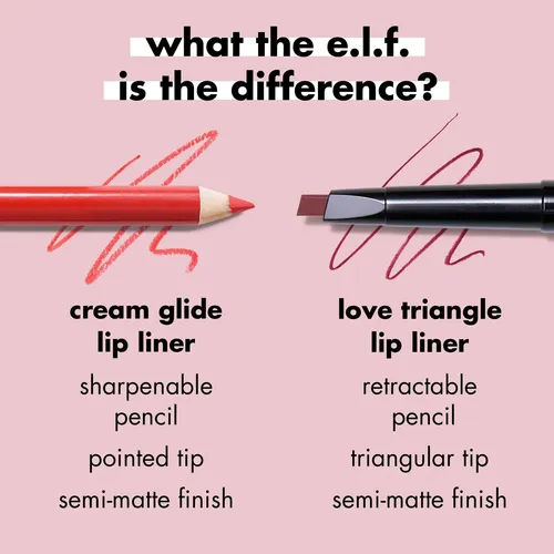 Elf Lip Liner Cream Glide Pinky Swear