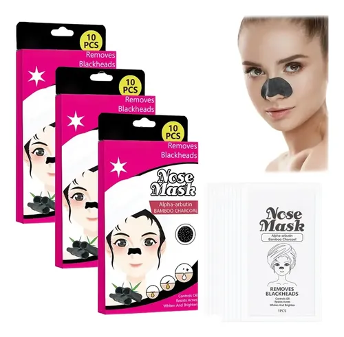 Parche X10 Nariz Rostro Mascarilla Limpieza Puntos Negros Todo Tipo De Piel