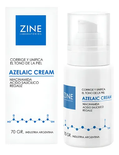Crema Azelaic Zine 70g Antimanchas Para Todo Tipo Piel