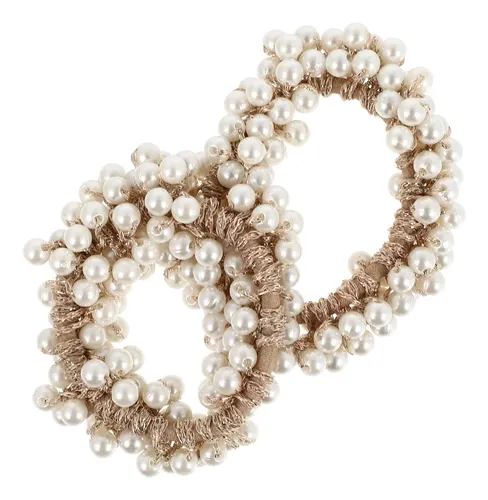 14 Unidades De Cintas Elásticas Con Forma De Perlas Para Col