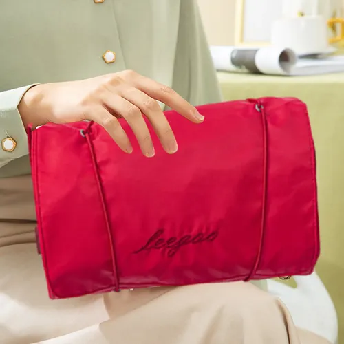 Neceser De Maquillaje Enrollable Colgante Para Viaje Mujer