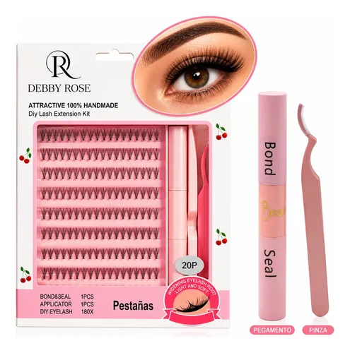 Kit  Pestañas Postizas Extensiones Tendencia Tiktok