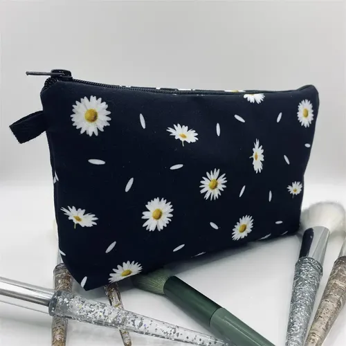 Bolsa De Maquillaje Daisy, Organizador De Cosméticos, Necese