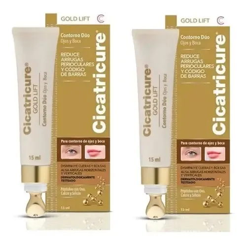 Cicatricure Gold Lift Contorno Dúo Ojos Y Boca 15g 2×1
