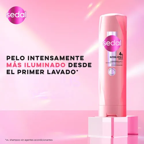 Acondicionador Sedal Luminous Uv 650 Ml
