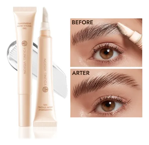 Gel De Cejas 3d 10ml Con Cepillo De Silicona A Prueba De Agu