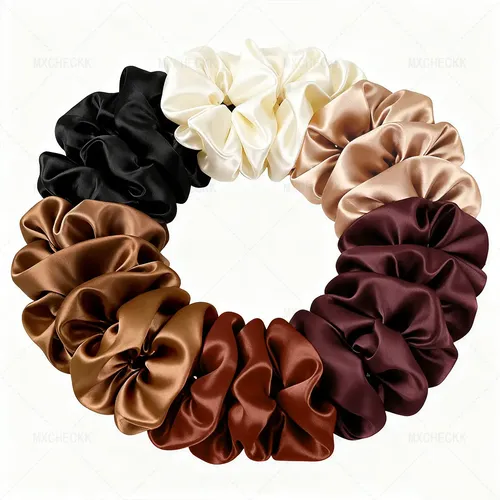 Cxra / + 24 Scrunchies Donas For Cabello Accesorios Ligas Ca