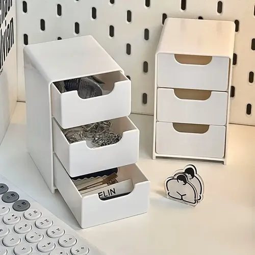 Caja Organizadora De Escritorio Para Cosméticos Y Joyas