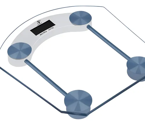 Balanza Digital Vidrio 180kg Star Vision LCD Medidor Masa Muscular